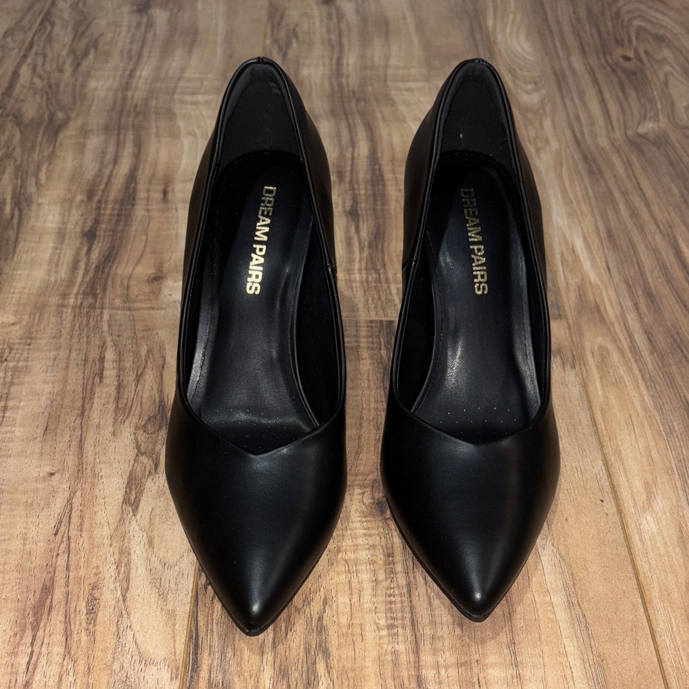 Dream Pairs Women's Classic Black Heels